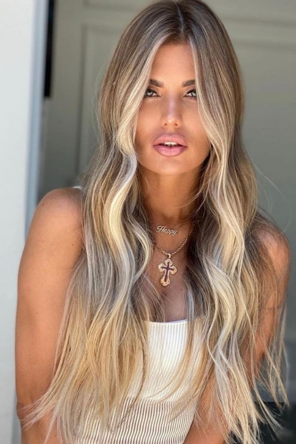 Frosted hair is the coolest way to do highlights right now