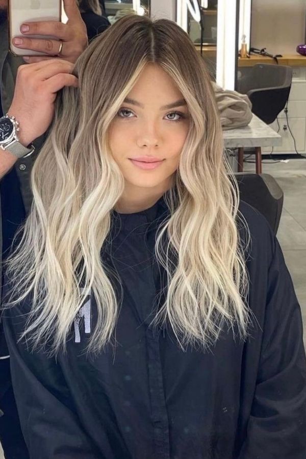 Bleached blonde haircare routine