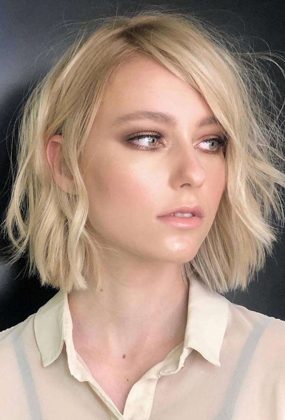 How can you get rid of hair brassiness after hair dyeing?