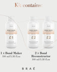 New Bond Angel Plex Effect Treatment Kit for Bleaching and Coloring protection - 100ml Step 1, 2, 2