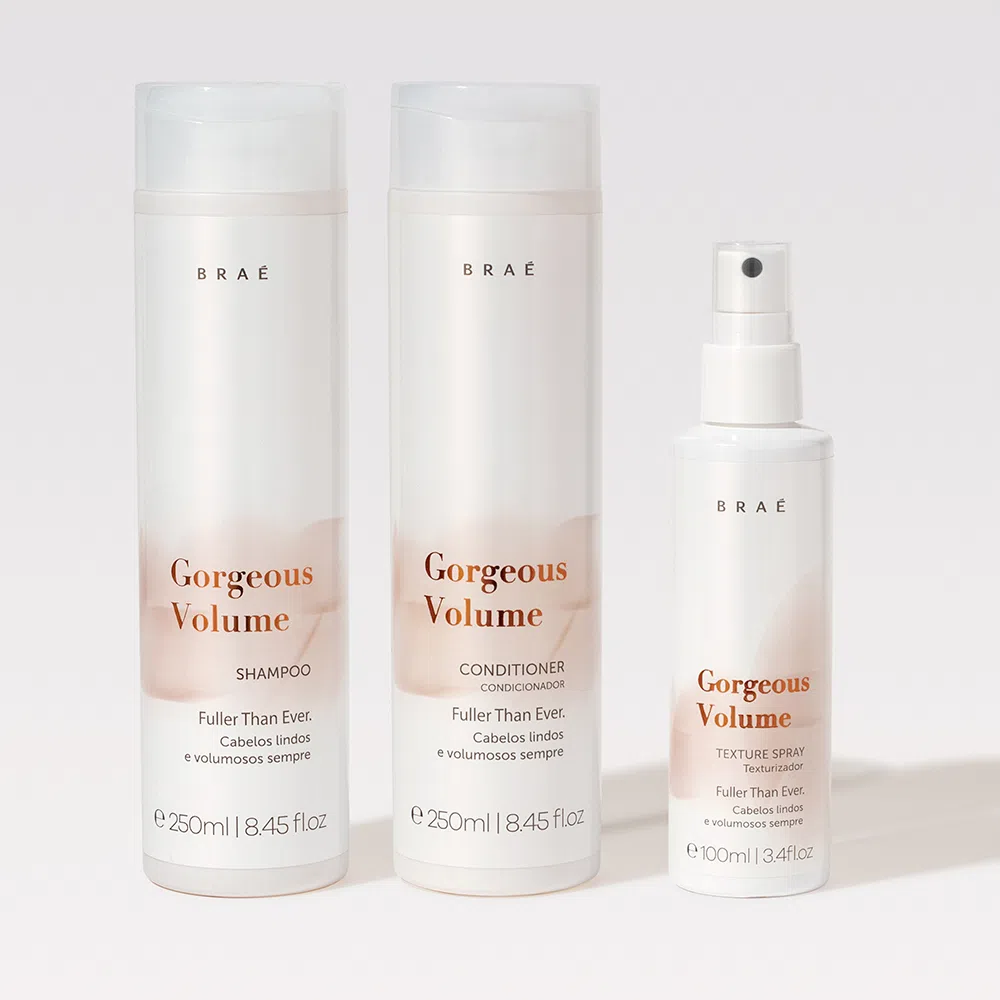 Gorgeous Volume Kit: Shampoo&amp;Conditioner (8.45 fl. oz) + Texture Spray (3.4 fl. oz)