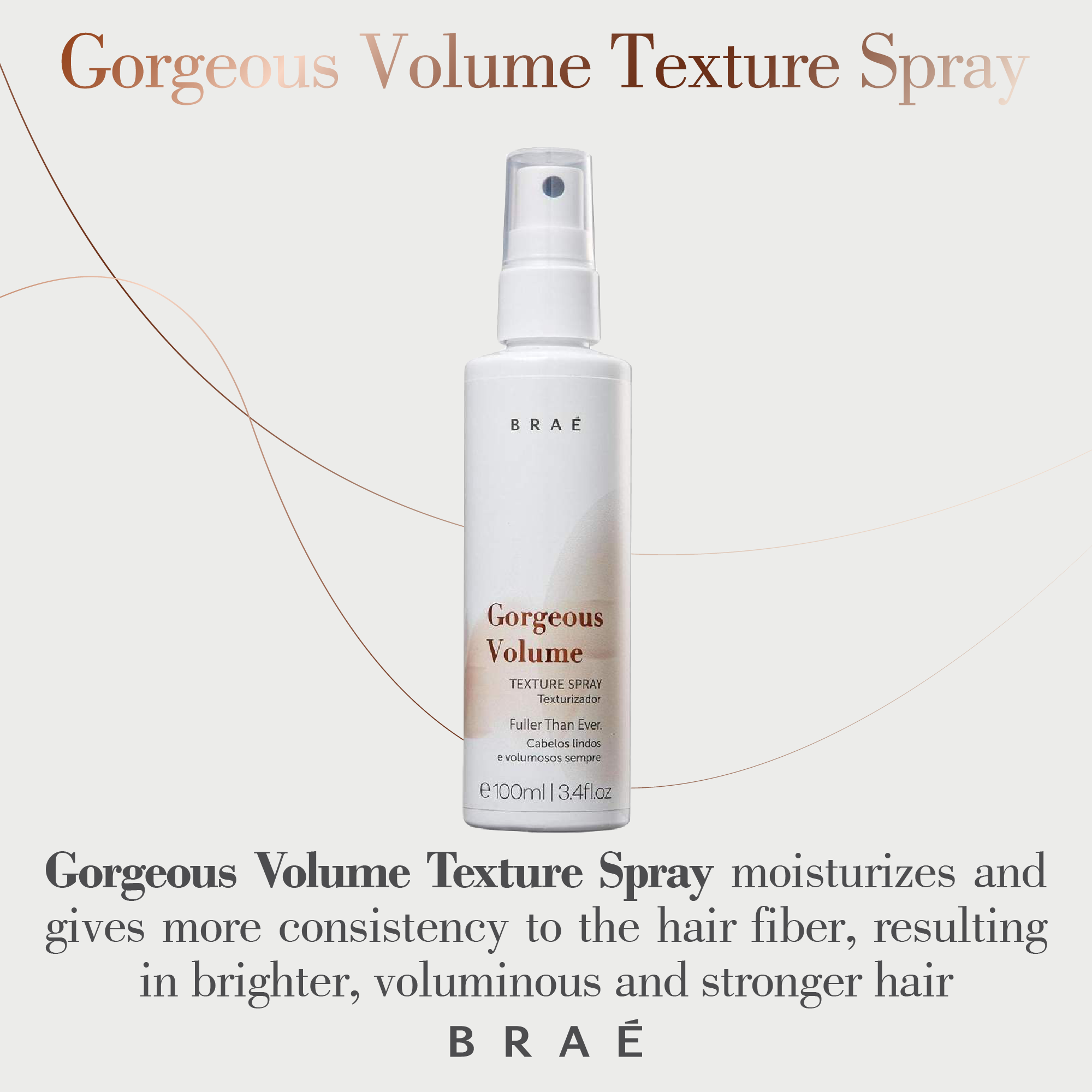 Gorgeous Volume Texture Spray 3.4 fl. oz